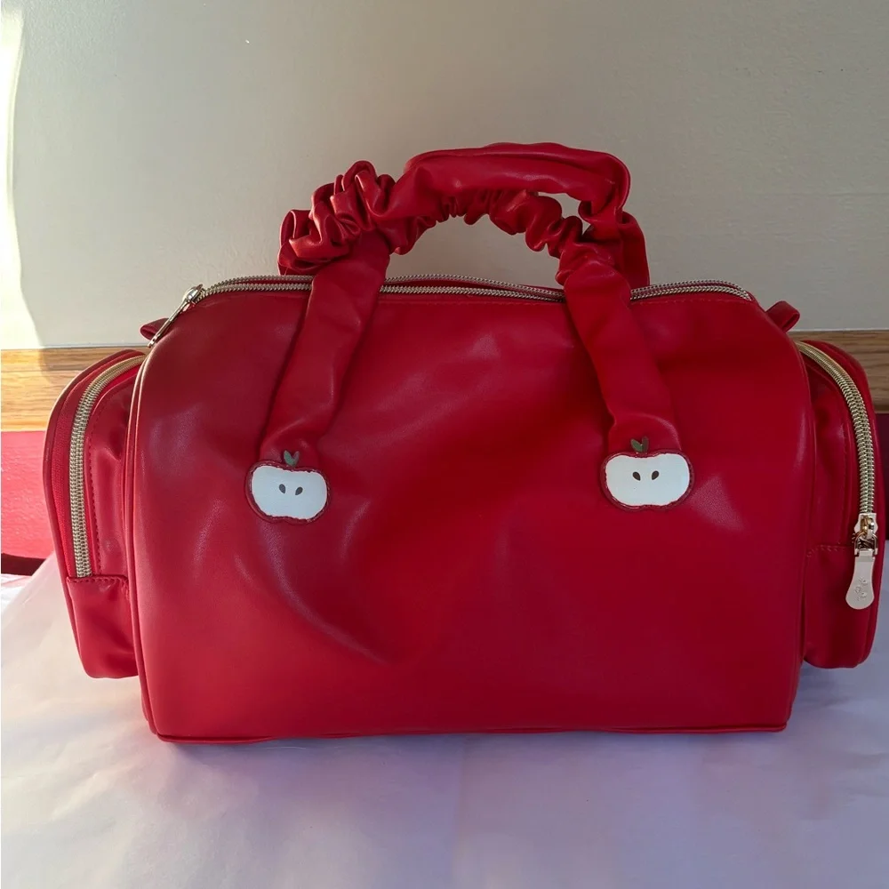 Boston Bag Red Apple Ita Bag -Show Off Your Kawaii Pins by The Junco